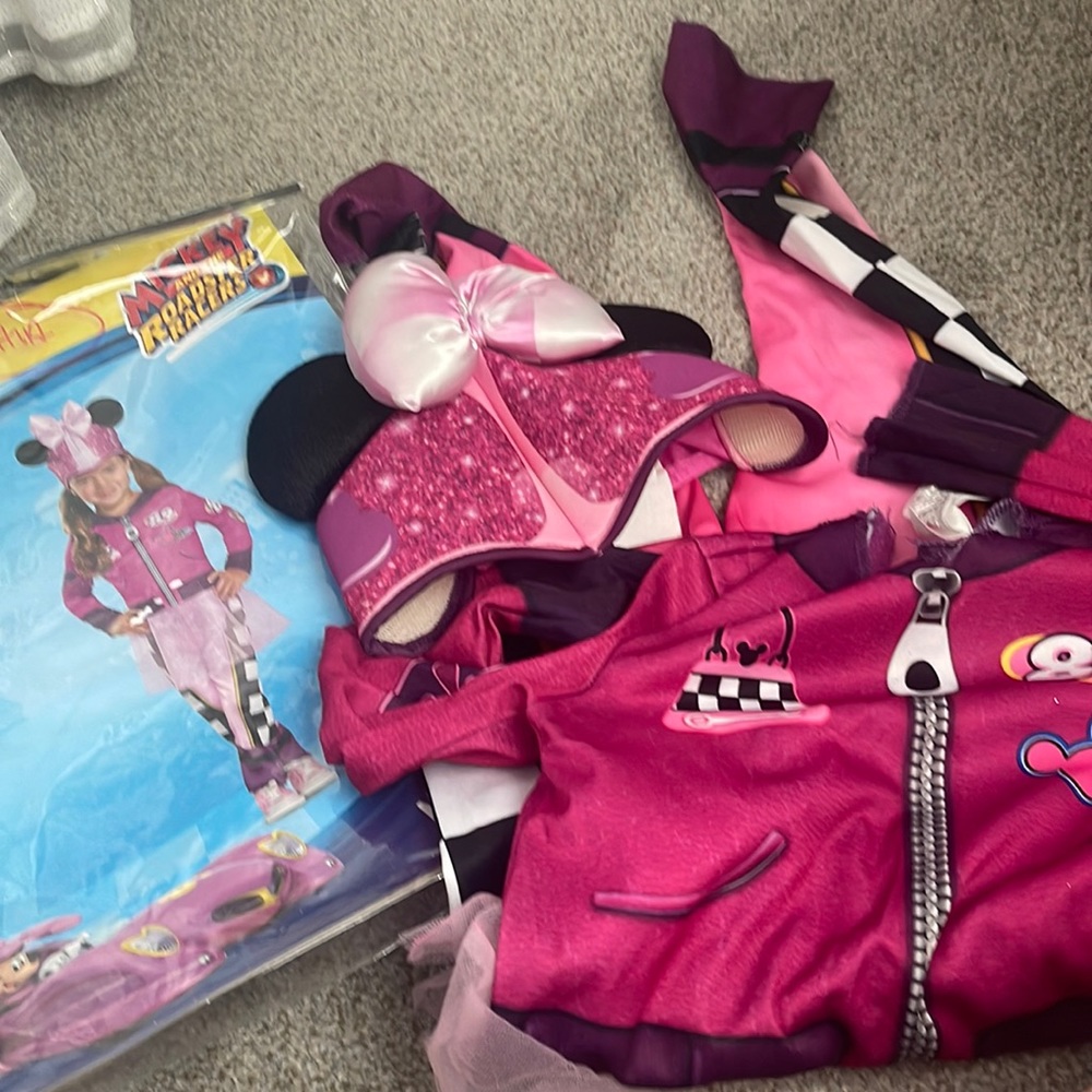 Minnie Roadster Racer costume.
